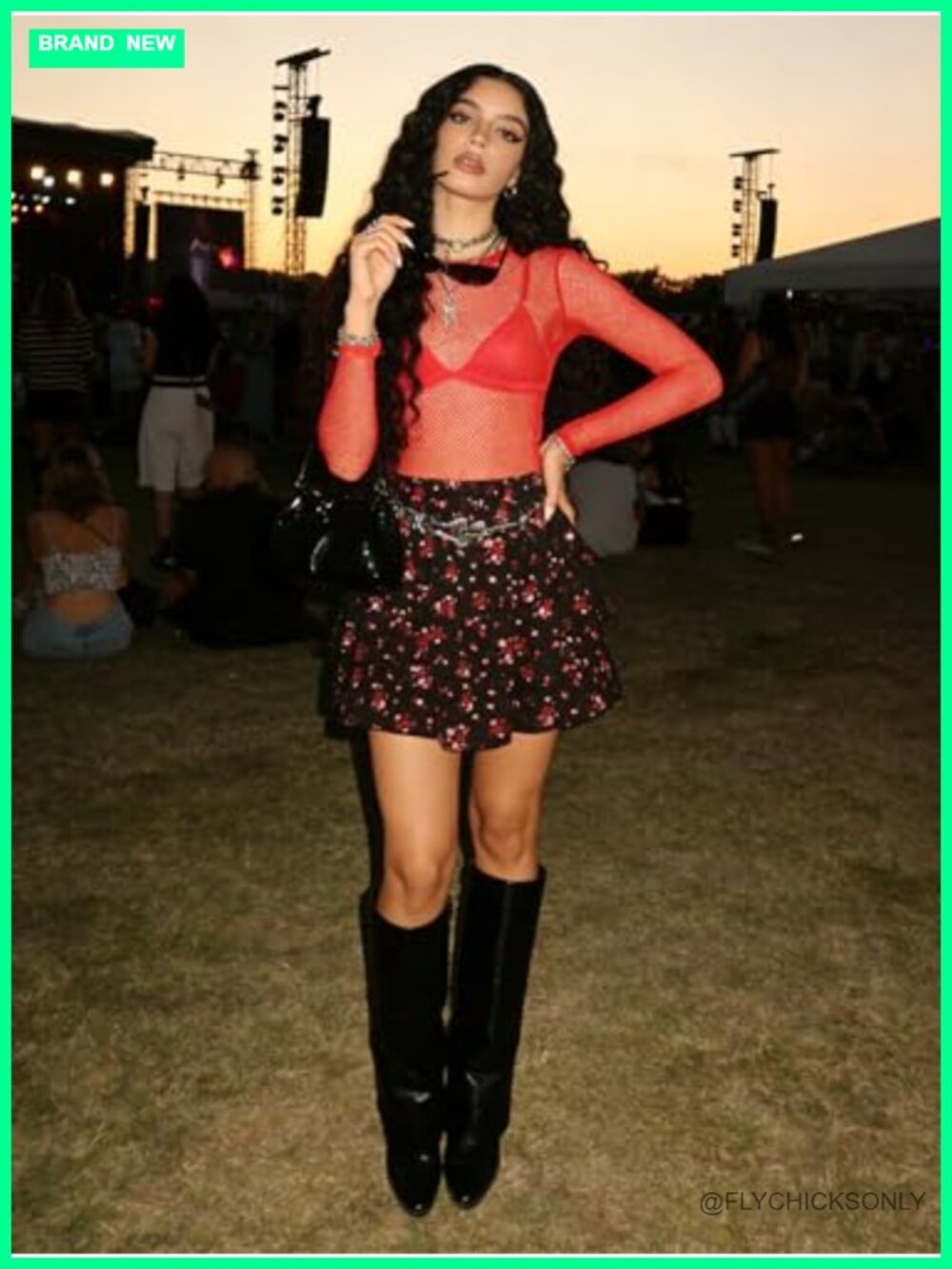 Mini Floral Skort with Built-In Shorts and Pockets - Picture 5 of 6